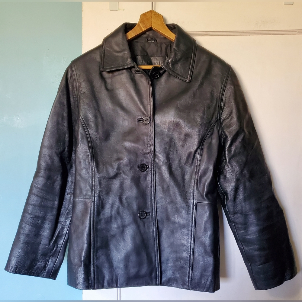 πWomen's Nuage Leather Jacket π€